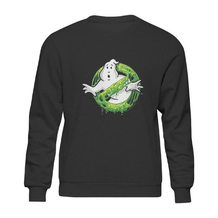 Ghostbusters Classic Slime Ghost Logo Sweatshirt