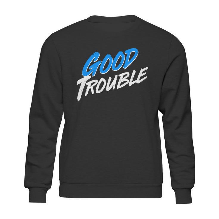 Good Trouble John Lewis Tribute Brush Stroke Sweatshirt