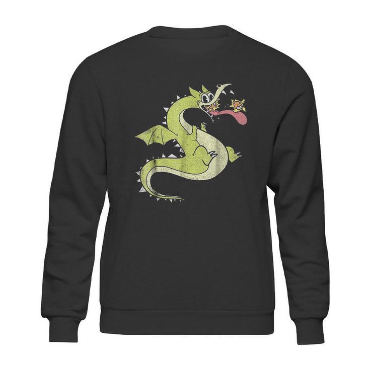 Grim Matchstick And Living Fireball Graphic Sweatshirt