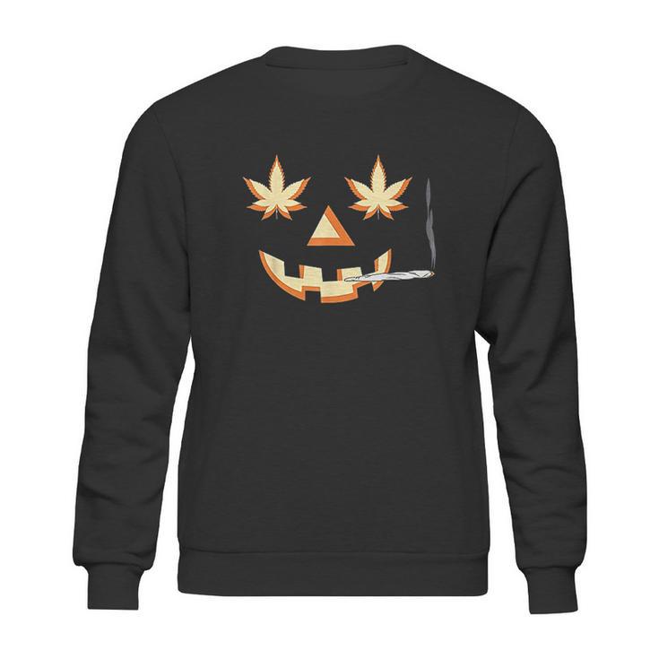 Halloween Funny Marijuana Gift Sweatshirt