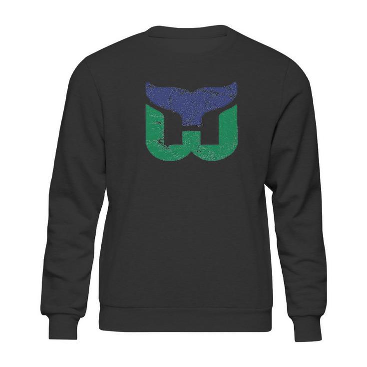 Hartford Whalers Design Sweatshirt