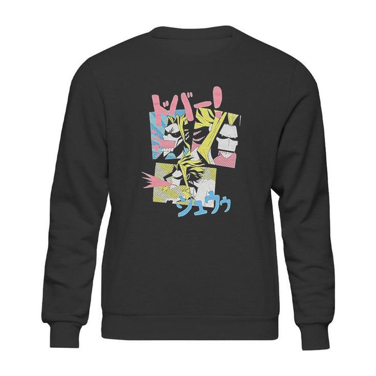 My Hero Academia All Might Blood Anime Manga Sweatshirt