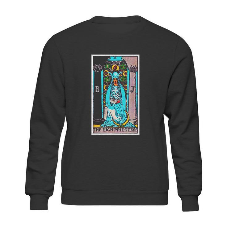 High Priestess Tarot Card Psychic Occult Metaphysical Sweatshirt