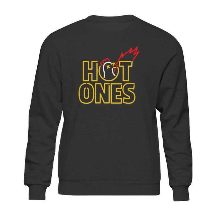 Hot Ones Simple Line Art Sweatshirt