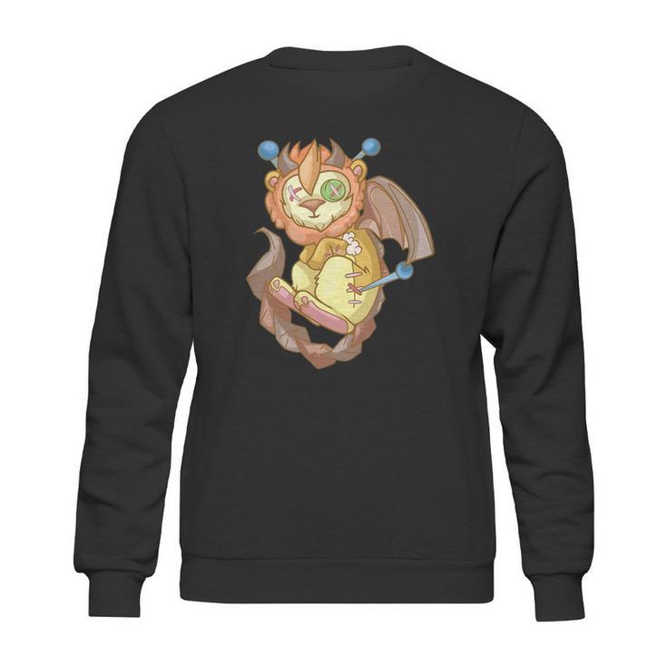 Kawaii Pastel Goth Voodoo Doll Cute Manticore Sweatshirt