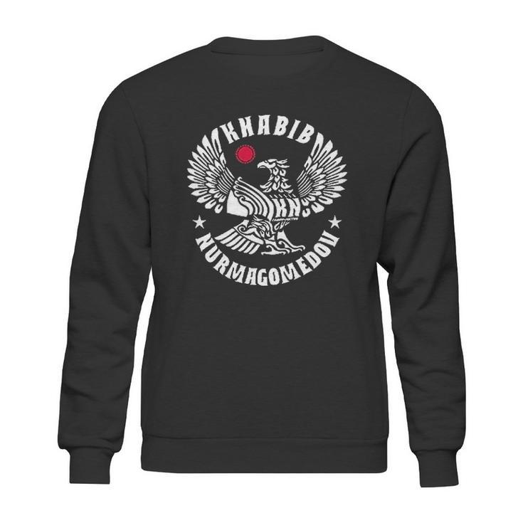 Khabib Nurmagomedov Legacy White 17 Sweatshirt