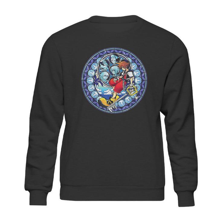 Kingdom Hearts Sora Stained Glass Sweatshirt