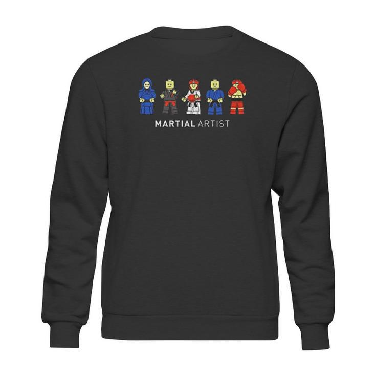 Korea Taekwondo Martial Arts Lego Sweatshirt