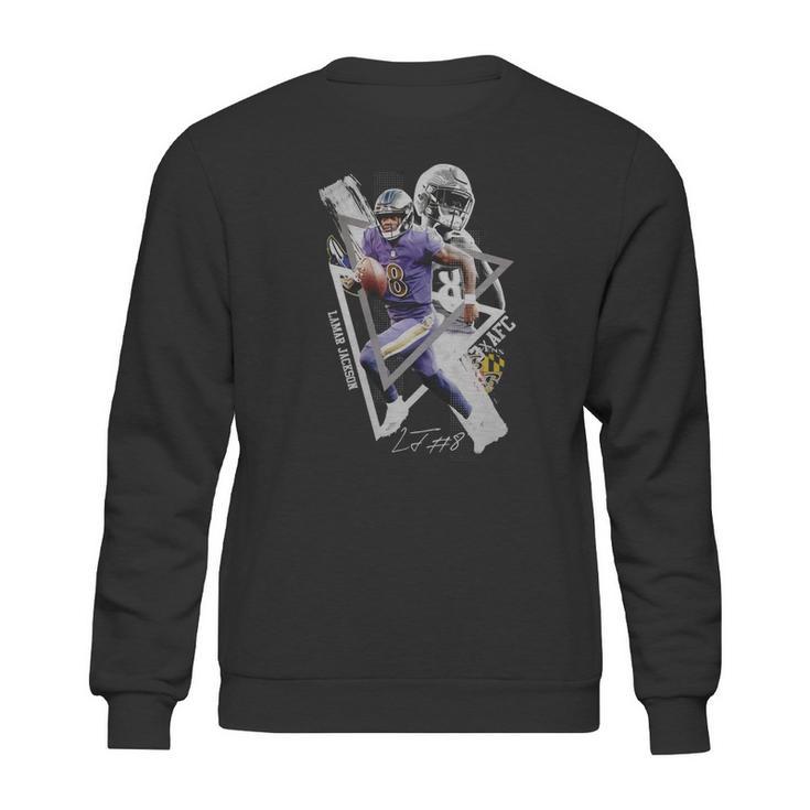 Lamar Jackson 8 Afc Signature Shirt Sweatshirt