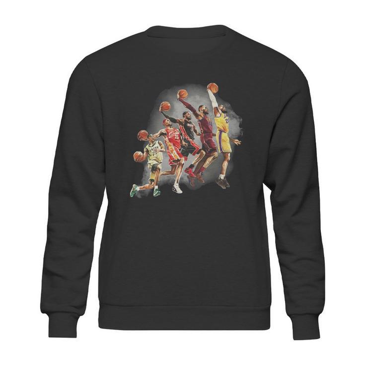 Lebron James The Evolution Of A King Los Angeles Lakers Sweatshirt