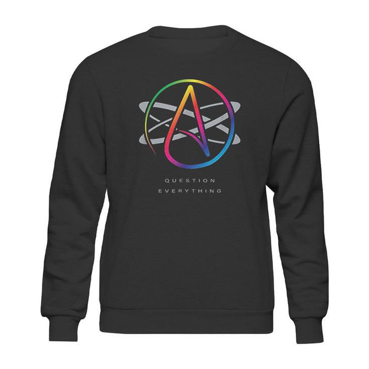 Logo Atom Symbol Question Everything Sweatshirt