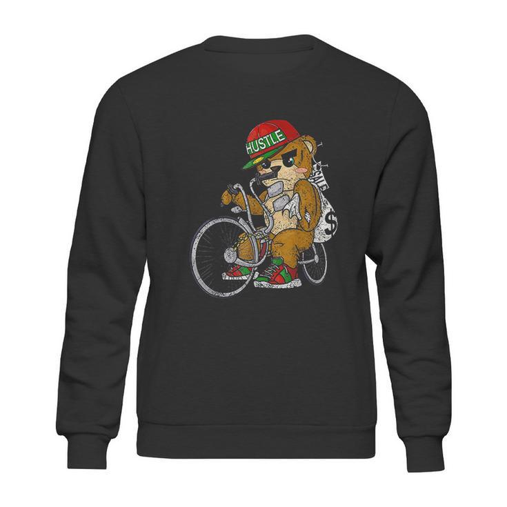 Lowrider Teddy Bear Hip Hop Lover Entrepreneur Gift Sweatshirt