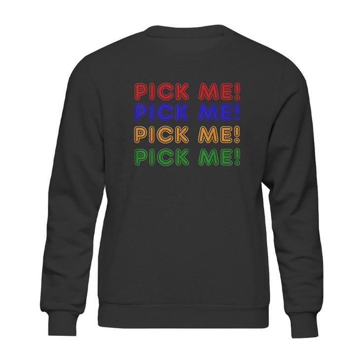 Lucky Casino Contestant Costume Pick Me Game Show Host Sweatshirt