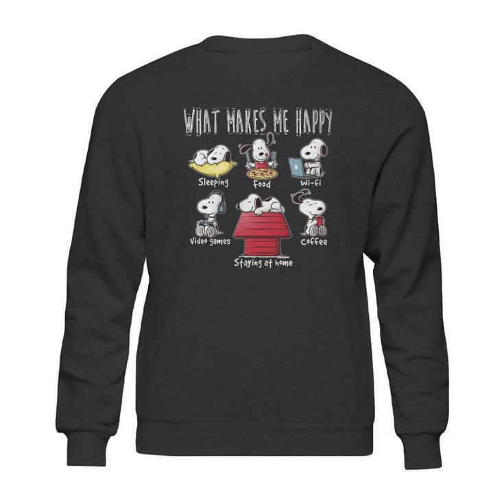 What Makes Snoopy Happy Sweatshirt