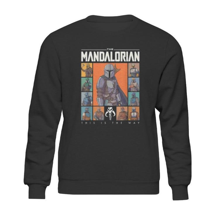 The Mandalorian Character Grid This Is The Way Sweatshirt