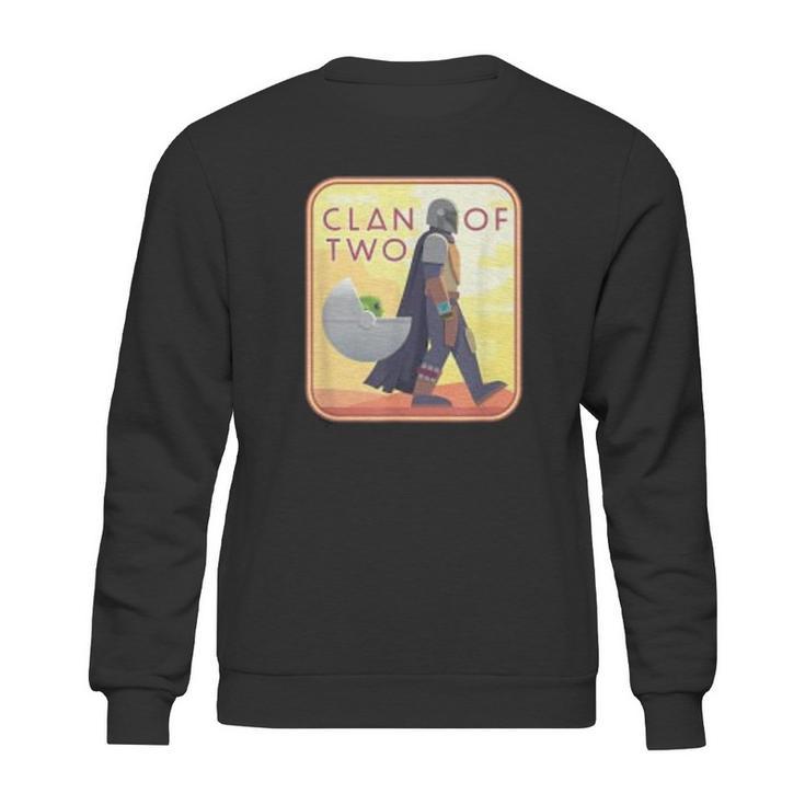 The Mandalorian And The Child Clan Of Two Patch Sweatshirt