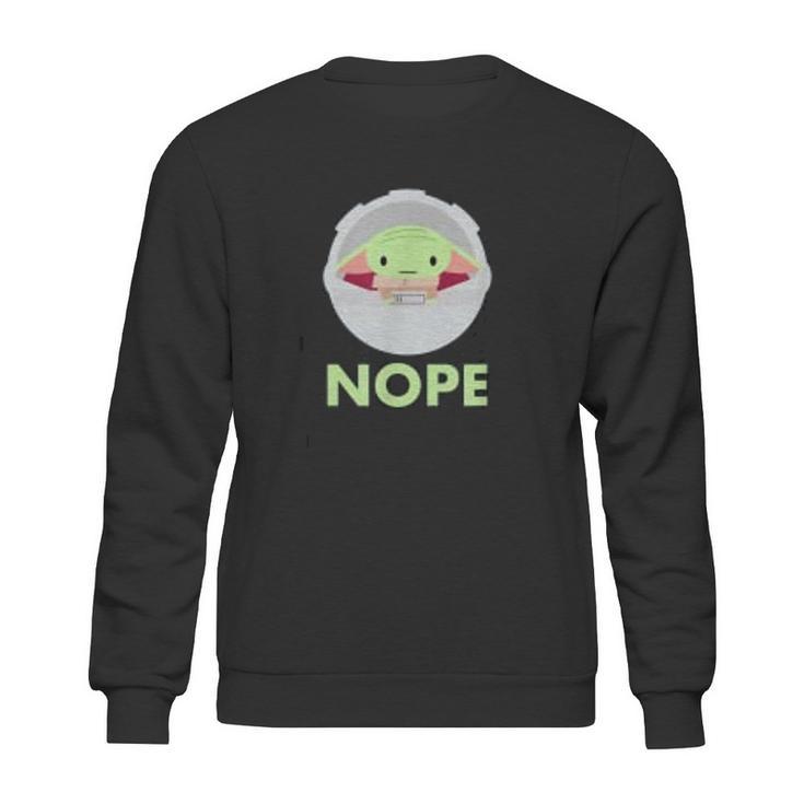 The Mandalorian The Child Nope Sweatshirt