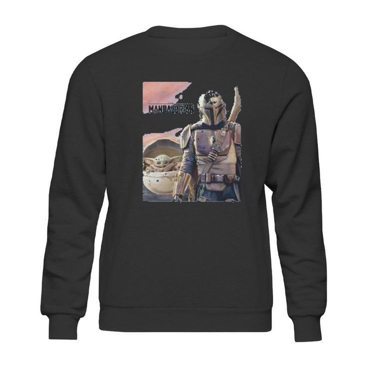 The Mandalorian The Child Painting Sweatshirt