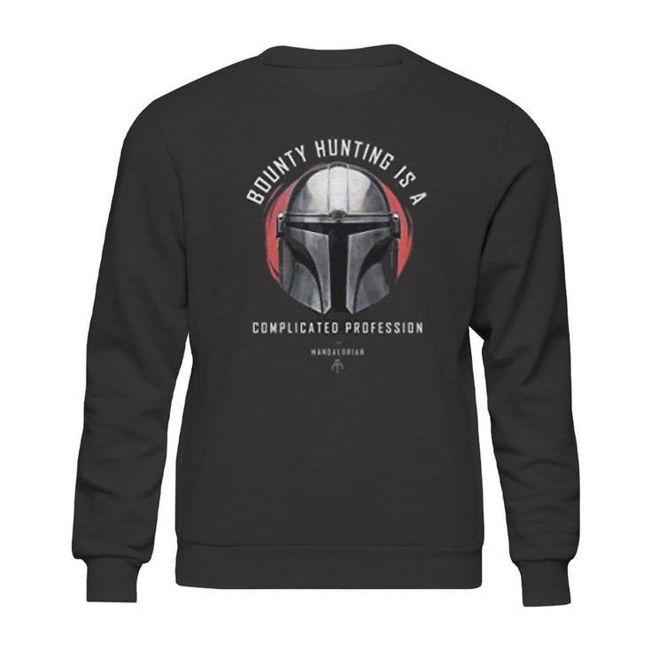 The Mandalorian A Complicated Profession Portrait Sweatshirt