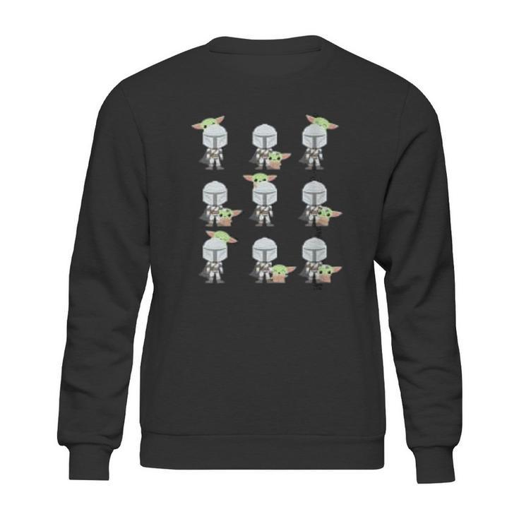 The Mandalorian Expressions Of The Child Funny Sweatshirt