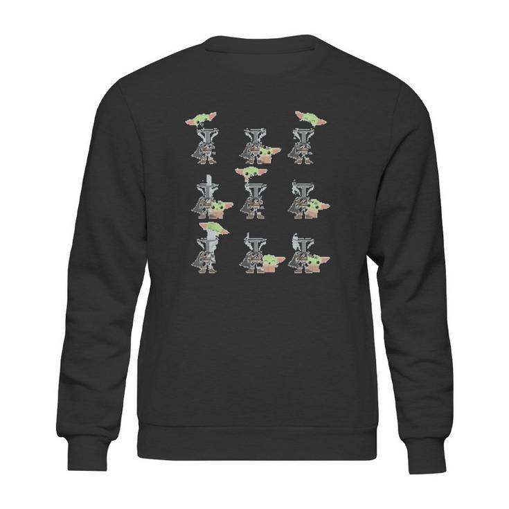 The Mandalorian Expressions Of The Child Sweatshirt