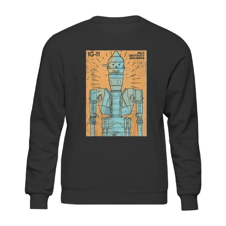 The Mandalorian Ig 11 Self Destruct Sequence Sweatshirt