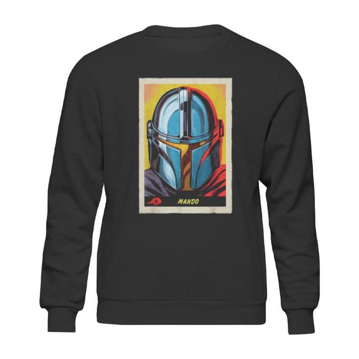 The Mandalorian Mando Trading Card Sweatshirt