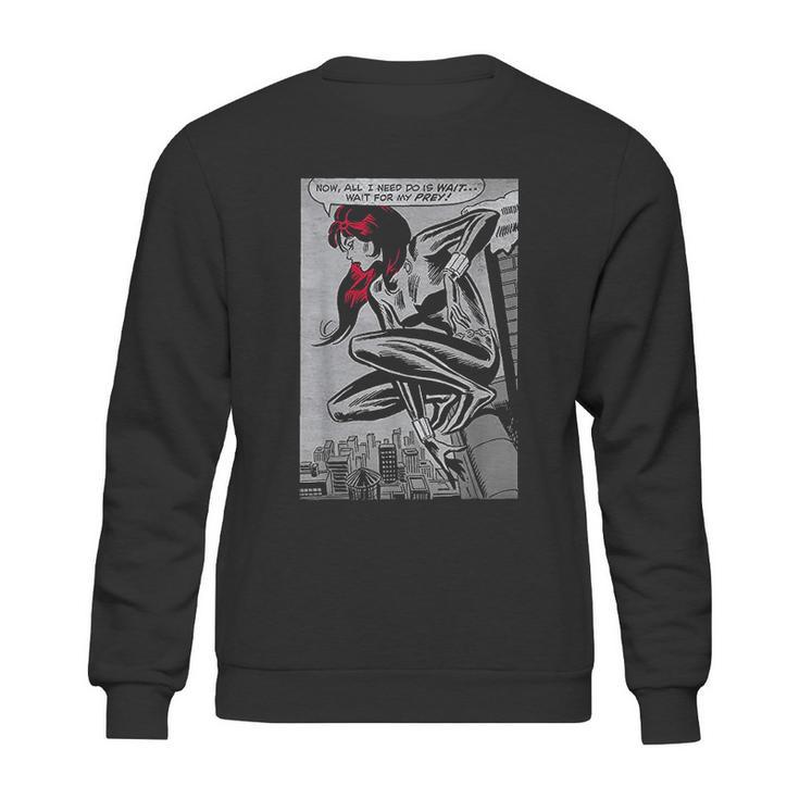 Marvel Black Widow Classic Retro Panel Art Graphic Sweatshirt