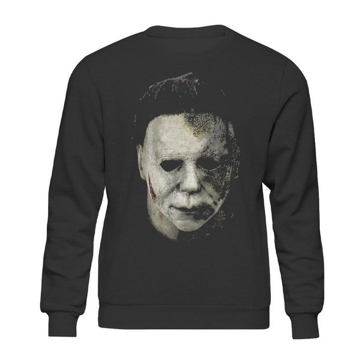 Michael Myers Mask Halloween Kills 2021 Prop Replica Trick Or Treat Sweatshirt