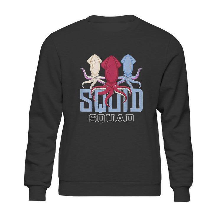 The Mighty Squid Squad Octopus Gang Gift Design Idea Sweatshirt