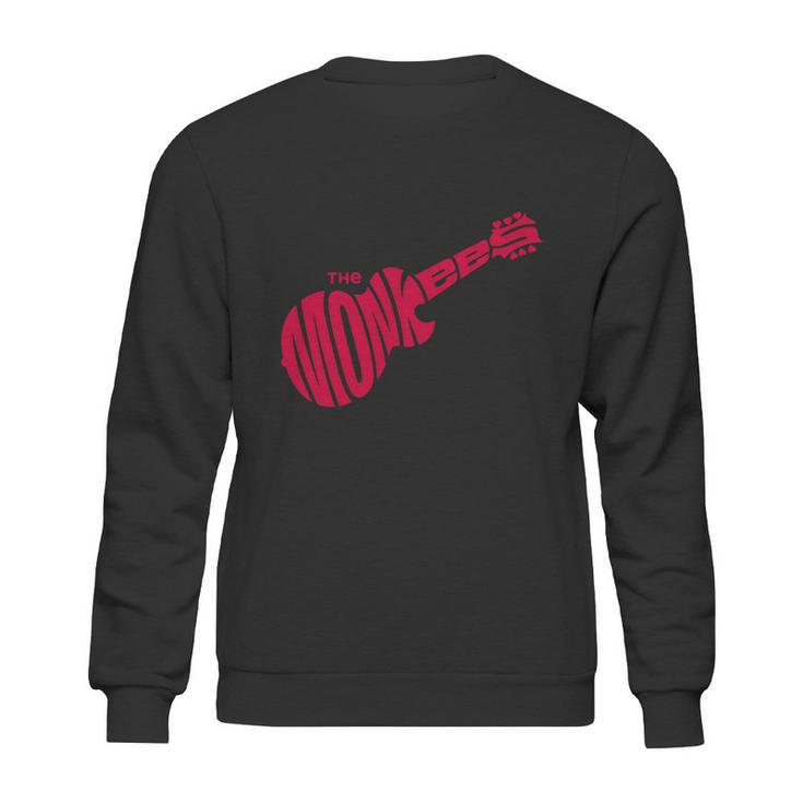 The Monkees Band Logo Pink Sweatshirt