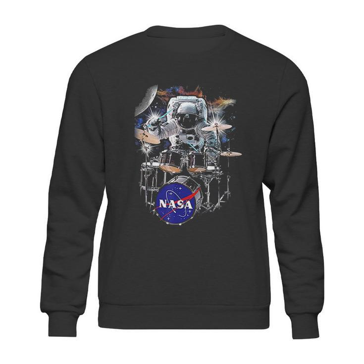 Nasa Astronaut Drummer Boy In Space Sweatshirt