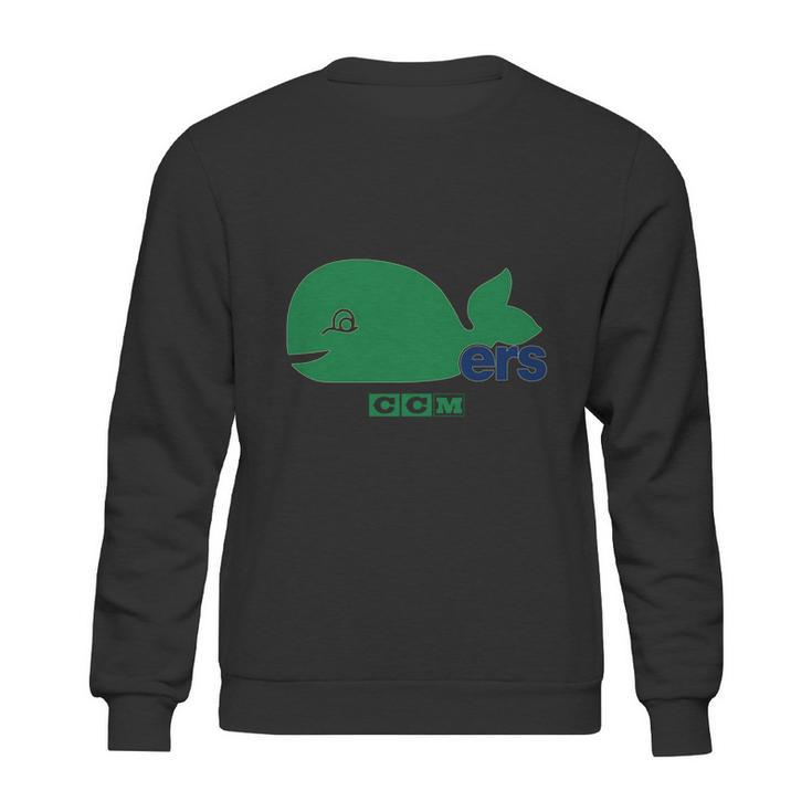 Nhl-Hartford-Whalers-Ccm-Heritage-3-Tri-Blend-Short-Sleeve-Tee---Dark-Grey-Heathered-Large Sweatshirt