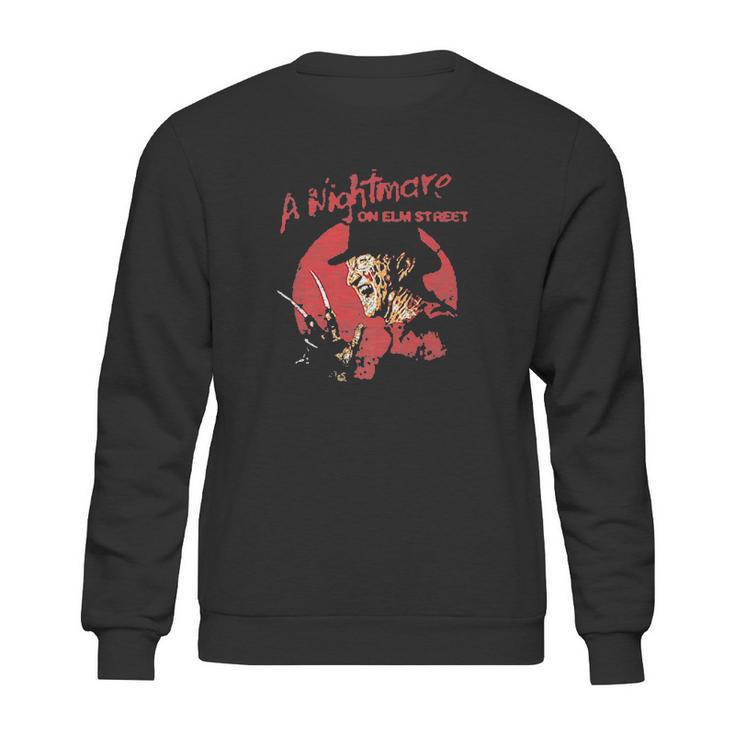 A Nightmare On Elm Street Freddy Circle Sweatshirt