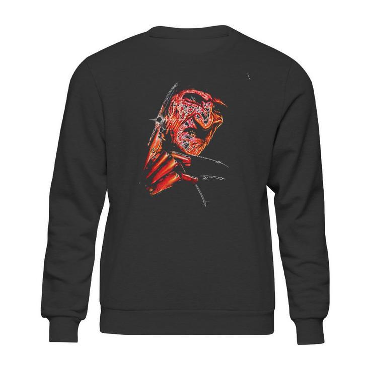 Nightmare On Elm Street Freddys Face Sweatshirt