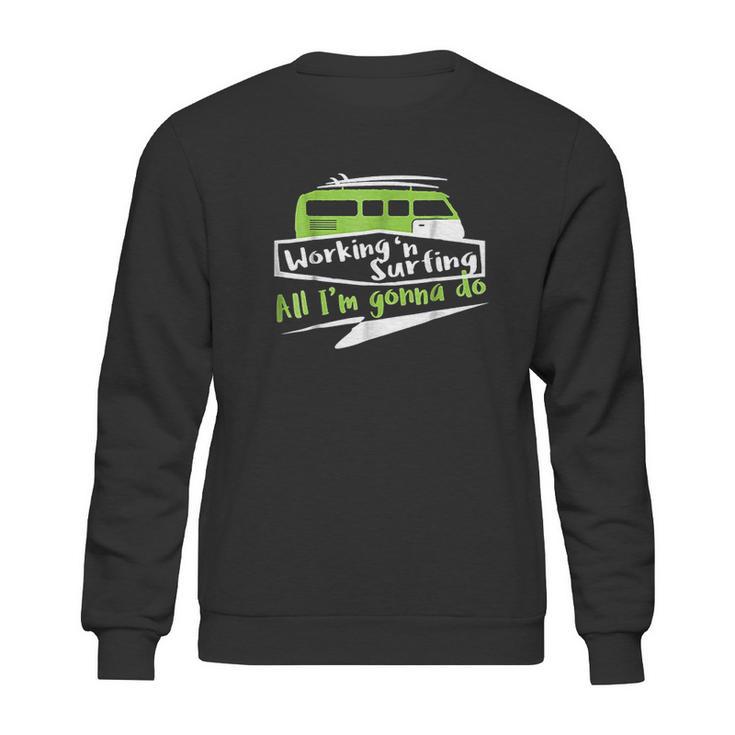 Ocean Surfing Vans Working And Surfing Sweatshirt