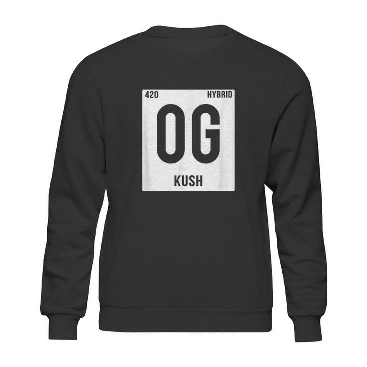 Og Kush Marijuana Strain Element Sweatshirt