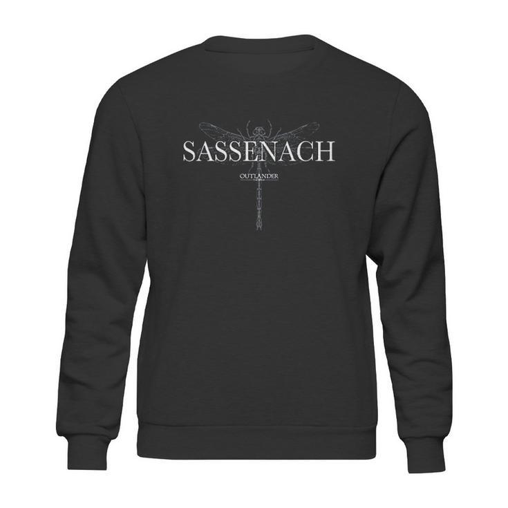 Outlander Sassenach Dragon Fly Line Art Sweatshirt