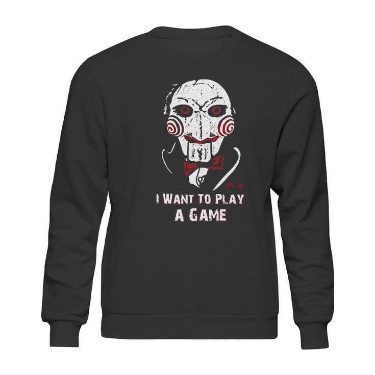 Oyshriola Saw I Want You To Play A Game Sweatshirt