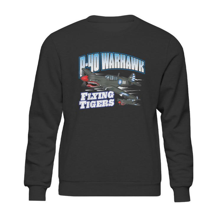 P40 Warhawk Flying Tigers Warbirds Sweatshirt