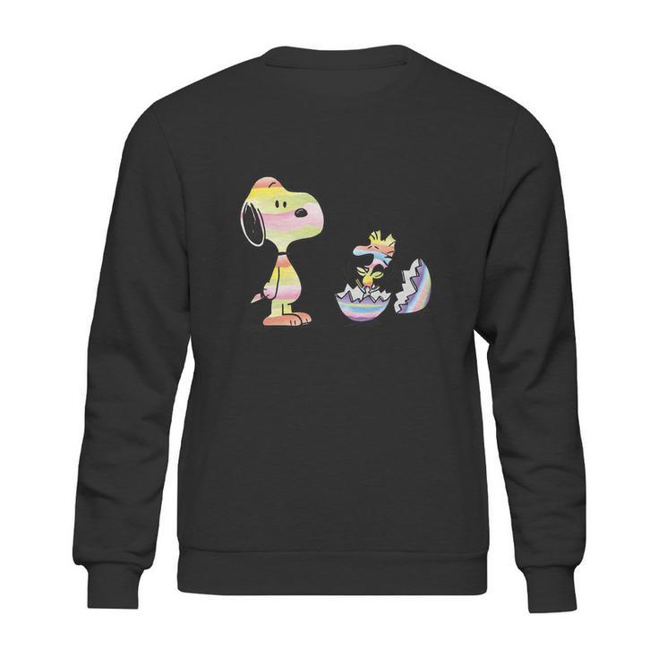 Peanuts Snoopy Woodstock Easter Egg Sweatshirt