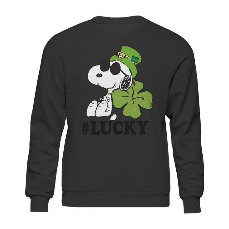 Peanuts St Patricks Snoopy Lucky T-Shirt Sweatshirt