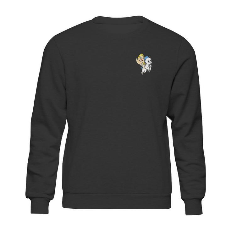 Pocket Baby Riding Pegasus Sweatshirt