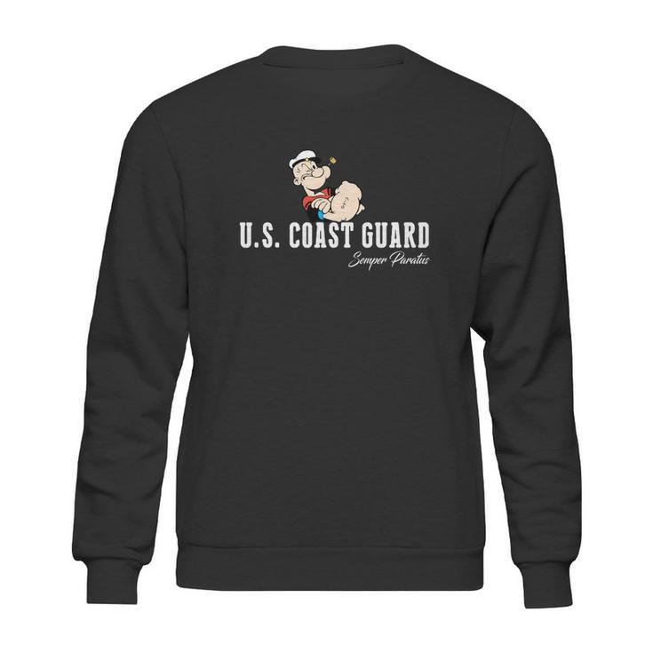 Popeye Us Coast Guard Semper Paratus Sweatshirt