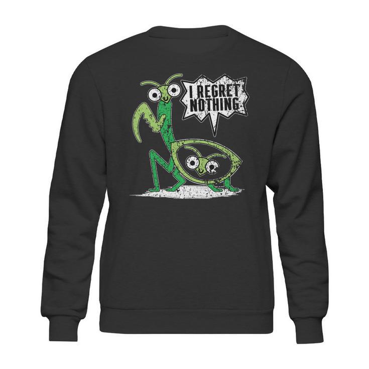 Praying Mantis  Weathered Valentines Day Sweatshirt