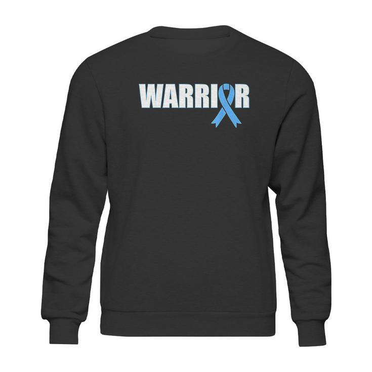 Prostate Warrior Light Blue Ribbon Sweatshirt