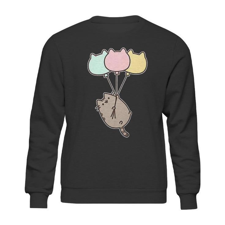 Pusheen The Cat Balloons Juniors Sweatshirt