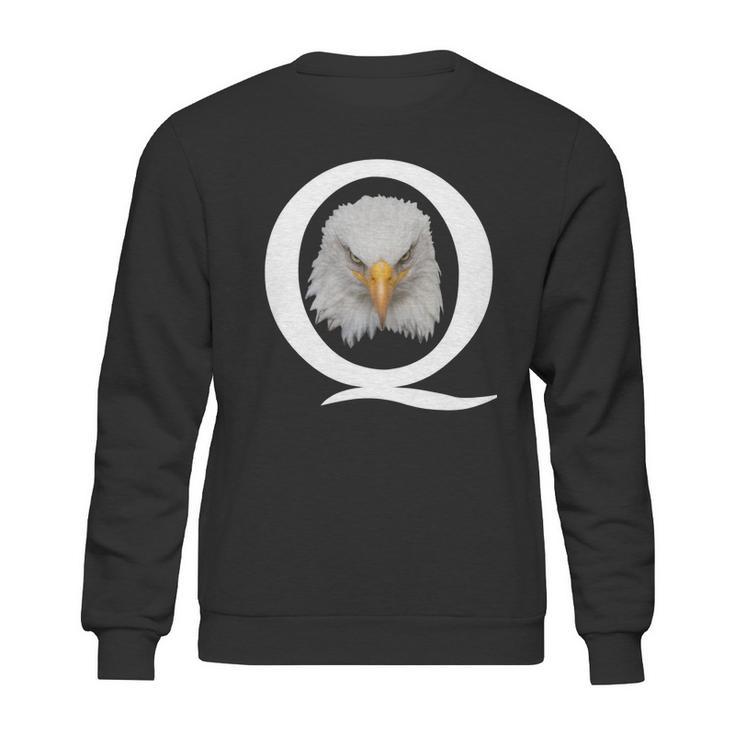 Qanon Shirt Q Anon Eagle T-Shirt Great Awakening Usa Tee Sweatshirt