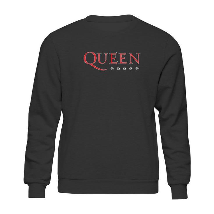 Queen Official Logo Stud Sweatshirt