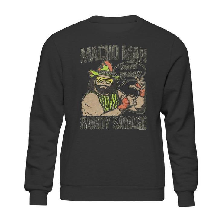 Randy Macho Man Savage Oh Yeah Graphic Sweatshirt